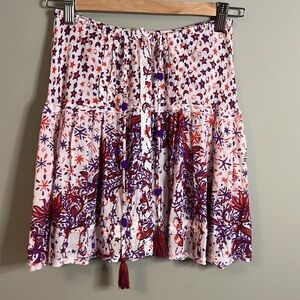 POUPETTE ST BARTH moon & stars floral skirt size small *HOST PICK!*
